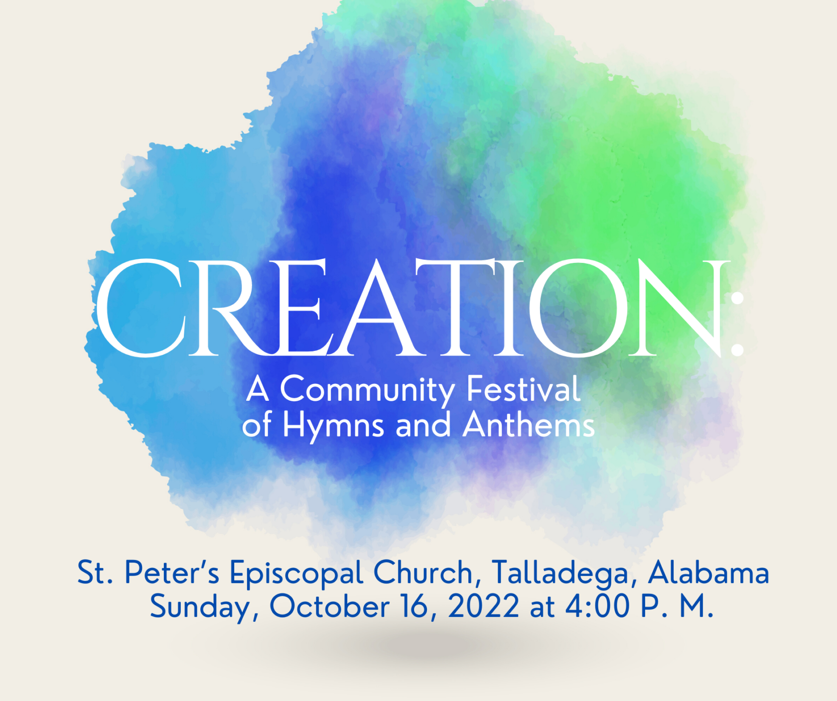 Creation: A Community Festival of Hymns & Anthems