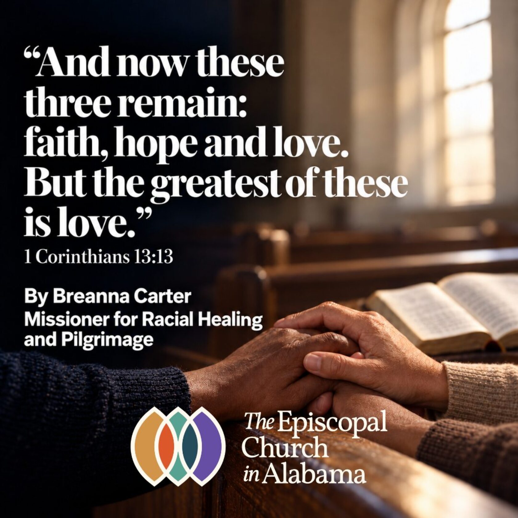 “And now these three remain...
